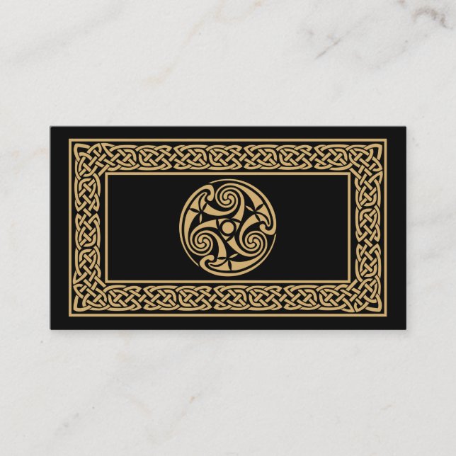 Celtic Business Card Visitenkarte (Vorderseite)