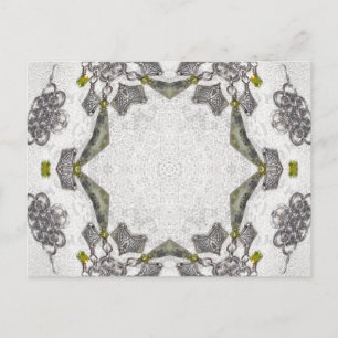 Celtic Chainlink Kaleidoskop-Mandala Postkarte