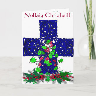 Celtic Christmas card Feiertagskarte