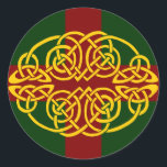 Celtic Christmas Weihnachten Stickers<br><div class="desc">Warum schlichtes altes Band verwenden,  wenn Sie diese schönen keltischen Aufkleber zum Siegel Ihrer Weihnachtskarten-Pakete und Geschenke verwenden können.</div>