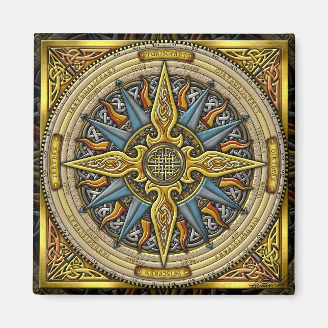 Celtic Compass Magnet (Vorne)