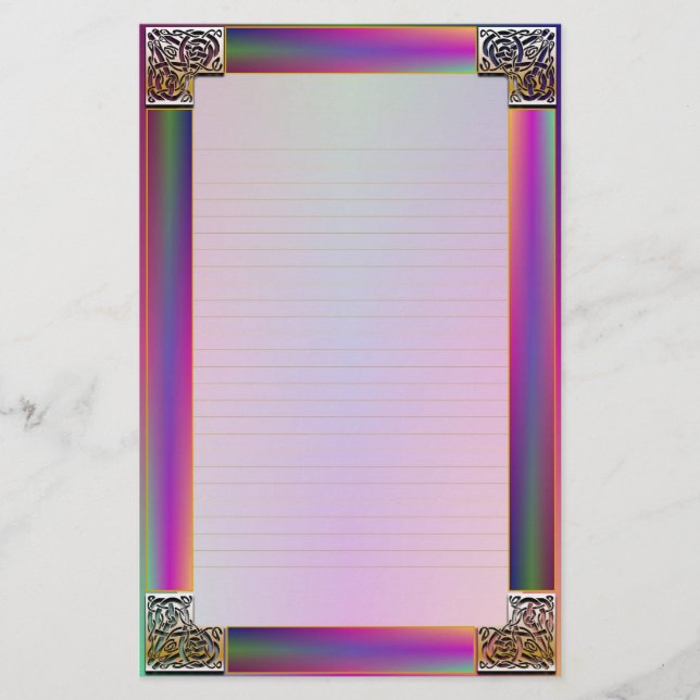 "Celtic Corners Eight" Papeterie à liner fin (Devant)