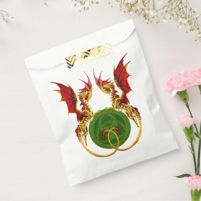 Celtic Crescent Moon and Dragons Geschenktütchen (Versiegelt)