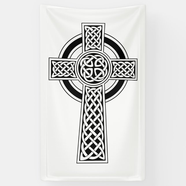 Celtic Cross Banner (Vertikal)