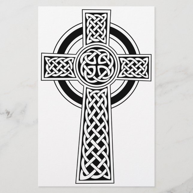 Celtic Cross Briefpapier (Vorderseite)