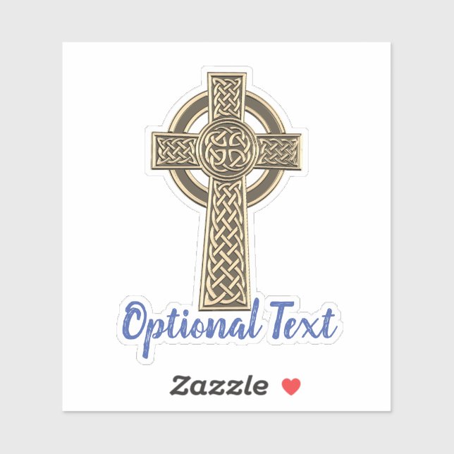 Celtic Cross Custom Aufkleber (Blatt)