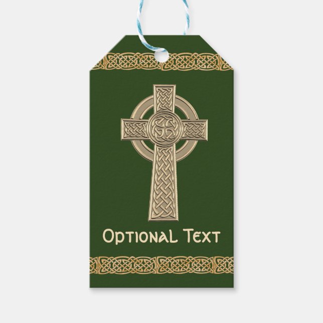 Celtic Cross Custom Geschenkanhänger (Vorderseite)