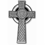 Celtic Cross Fotoskulptur Magnet<br><div class="desc">Christ Crucified</div>