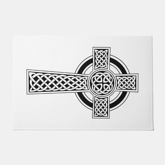 Celtic Cross Fußmatte (Vorderseite)