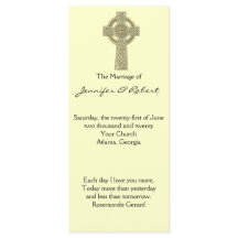 Celtic Cross in Gold und Elfenbeinheirat