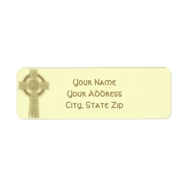 Celtic Cross in Harvest Gold und Mythic Ivory Wine (Vorne)