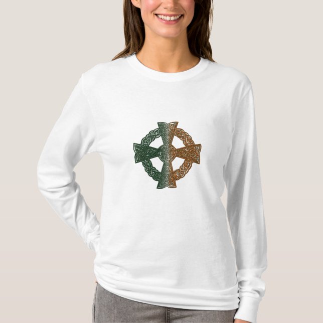 Celtic Cross Irish Patriotic Shirt (Vorderseite)
