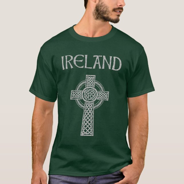 Celtic Cross Irland T-Shirt (Vorderseite)
