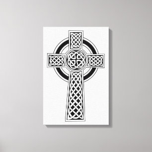 Celtic Cross Leinwanddruck