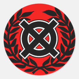 Celtic Cross Runder Aufkleber