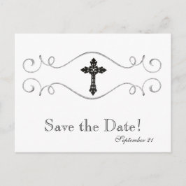Celtic Cross Save the Date Christlich Ankündigungspostkarte
