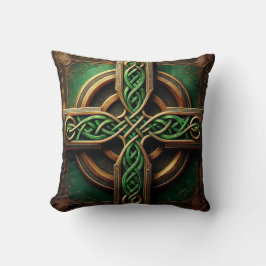 Celtic Cross Throw Pillow Kissen