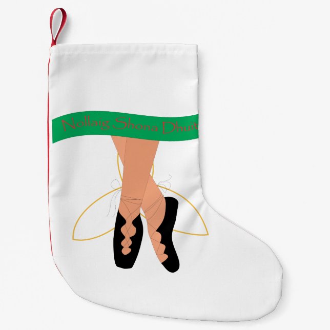 Celtic Dance Weihnachten Strumpf Kleiner Weihnachtsstrumpf (Vorderseite)