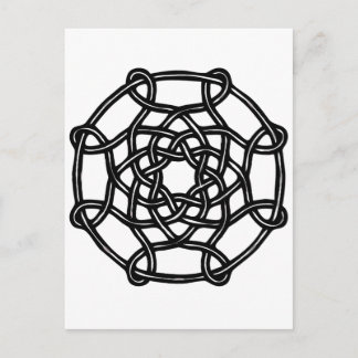 Celtic Design - Basic Round Knot Postkarte
