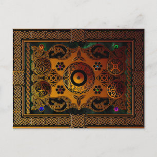 Celtic Design Postcard Postkarte