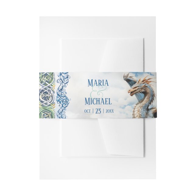 Celtic Dragon Invasion Bly Band (Vorderseite Beispiel)