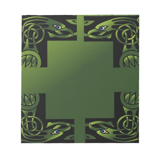Celtic Dragon Notizblock (Vorderseite)