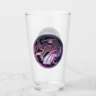 Celtic Dragon Round Glas