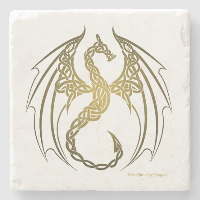 Celtic Dragon Untersetzer (Vorderseite)