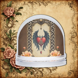 Celtic elegance with a heart and wings. 