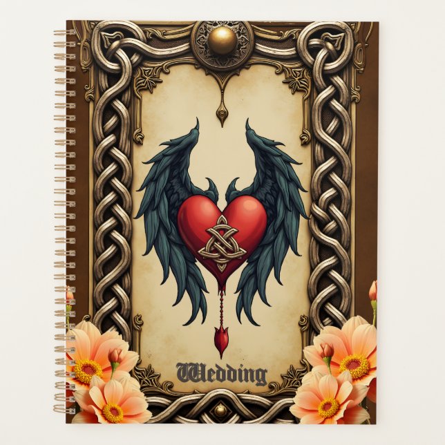 Celtic elegance with a heart and wings.  planer (Vorderseite)