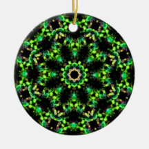 Celtic Emerald Wreath Ornament - 2 Seiten Design