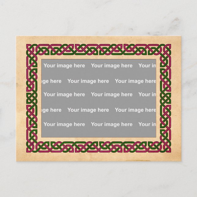 Celtic Frame Postcard Postkarte (Vorderseite)