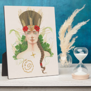 Celtic Goddess Aine für Lughnasadh Fotoplatte