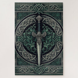 Celtic Green und Silver Sword