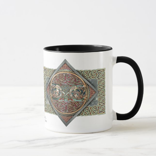 Celtic Gryphons Entwurfs-Tasse Tasse (Rechts)