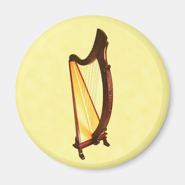 Celtic Harp Magnet (Vorne)