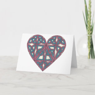 Celtic Heart Card Karte