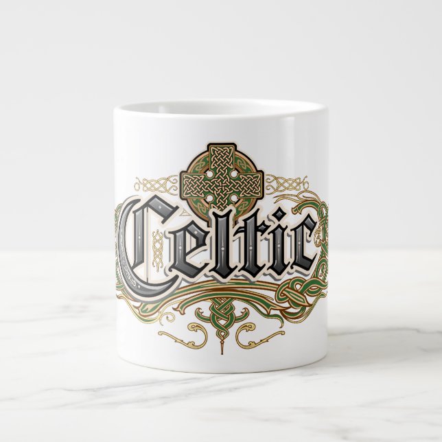 Celtic Heritage 20oz Mug 1 Jumbo-Tasse (Vorderseite)