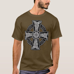 Celtic High Cross Decoration Knüpfarbeit T-Shirt