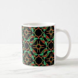 Celtic Holly Wreath Pattern Weihnachten Kaffeetasse