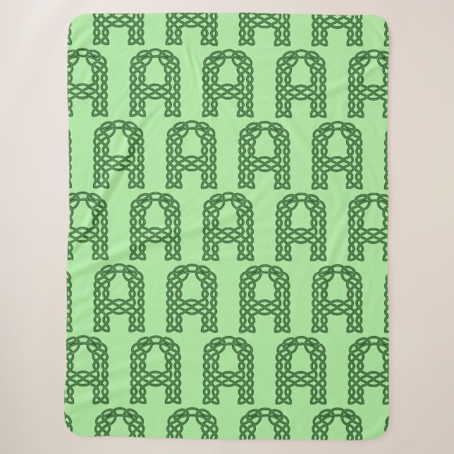 Celtic Initial Letter B Celtic Knot Sherpadecke (Vorderseite)
