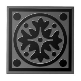 Celtic Inspiriert Tile # 1 graue Stahlkonstruktion Fliese