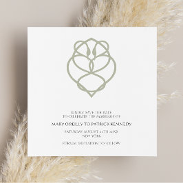 Celtic Irish Swan Liebe kann Hochzeit speichern Save The Date