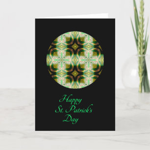Celtic Kleeblatt Image for Folded Holiday Card Feiertagskarte