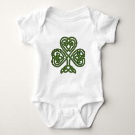 Celtic Kleeblatt - St Patricks Day Baby Strampler