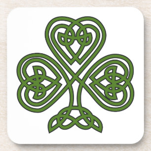 Celtic Kleeblatt - St Patricks Day Getränkeuntersetzer