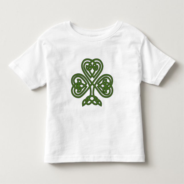 Celtic Kleeblatt - St Patricks Day Kleinkind T-shirt (Vorderseite)