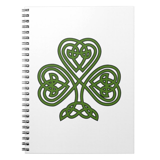 Celtic Kleeblatt - St Patricks Day Notizblock (Vorderseite)