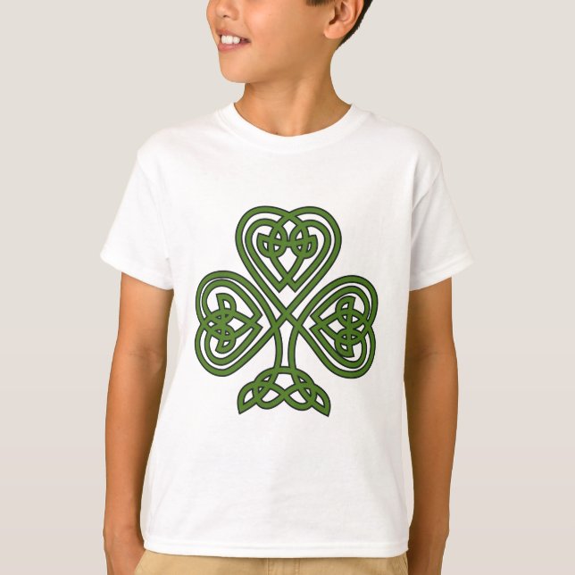 Celtic Kleeblatt - St Patricks Day T-Shirt (Vorderseite)