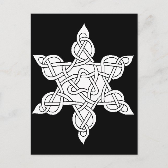 Celtic Knot 9 Postkarte (Vorderseite)